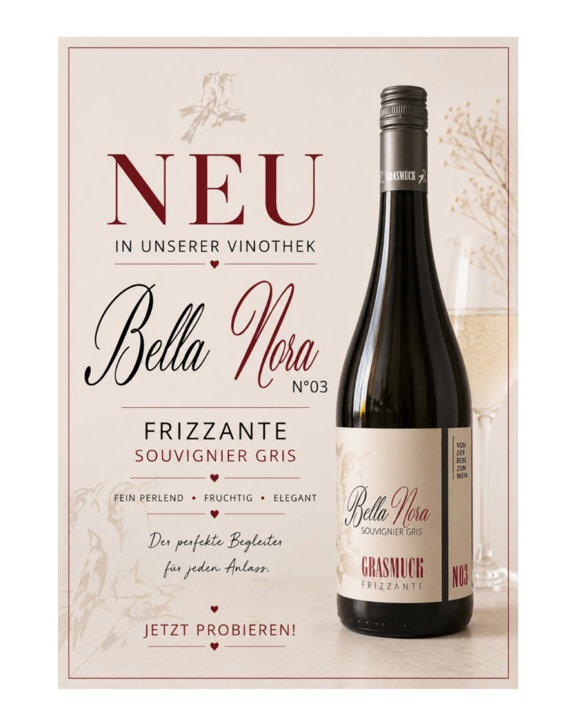 Flasche Bella No.3 - Frizzante Souvignier Gris